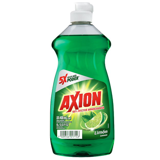Lavaplatos Axion Líquido Limón 400ml