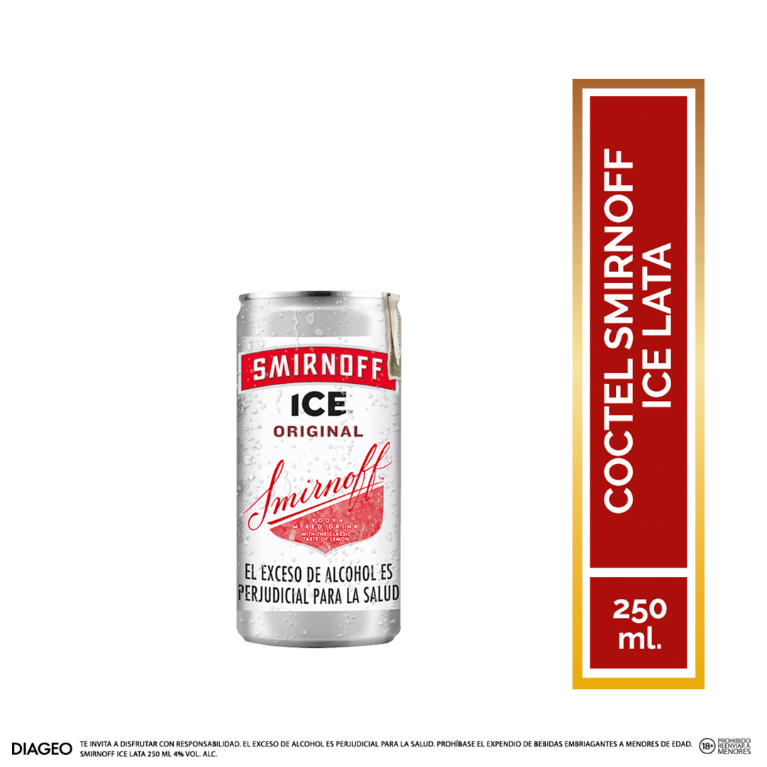 Coctel Smirnoff Ice Lata 250 ML
