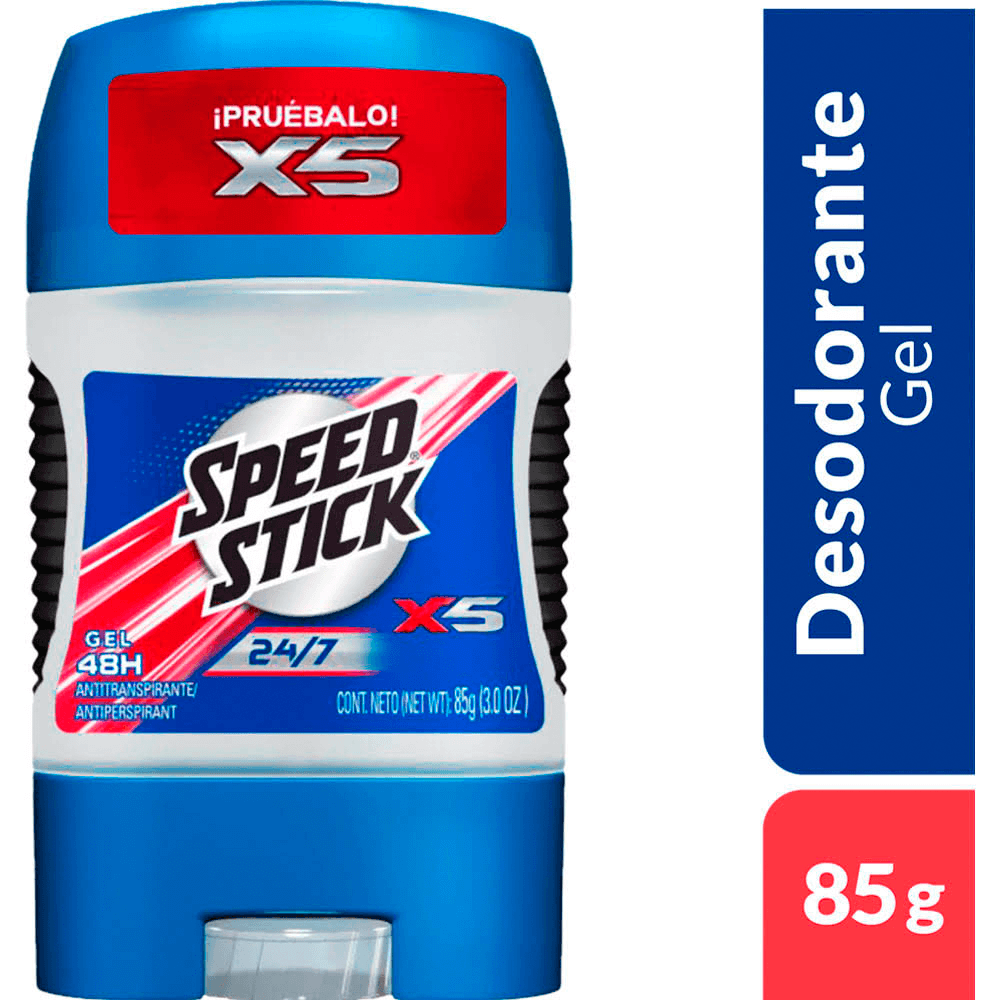 Desodorante Speed Stick Active X5 Gel 85gr