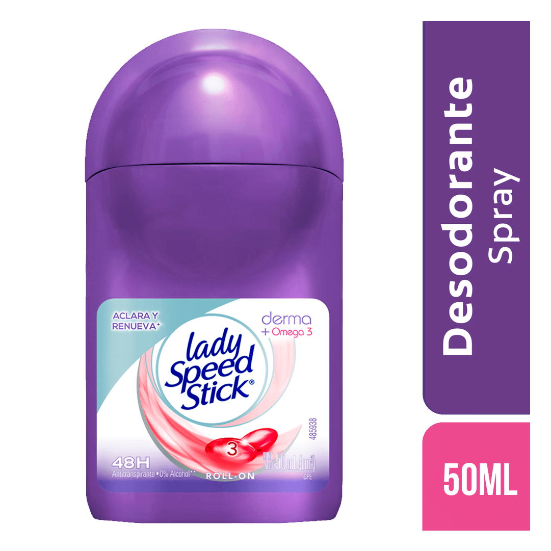 Desodorante Lady Speed Stick Roll On Omega 3 50ml