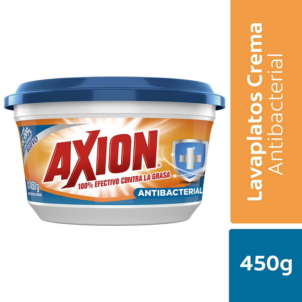 Lavaplatos Axión Antibacterial 450gr
