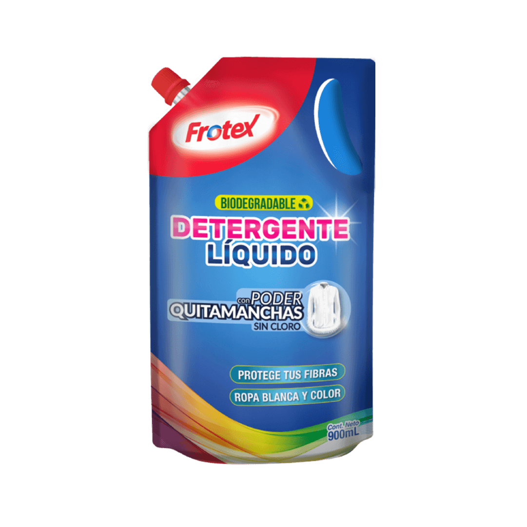 Detergente Líquido Poder Quitamanchas Frotex  x900ml