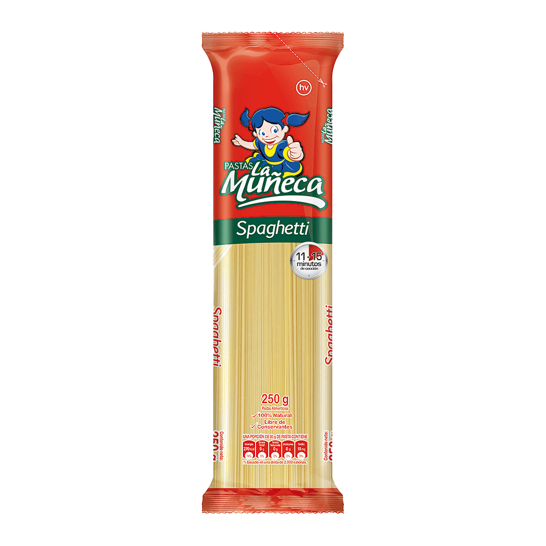 Pasta La Muñeca Espaguetti x250gr