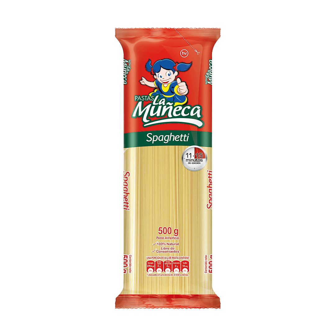 Pasta La Muñeca Spaguetti x500gr