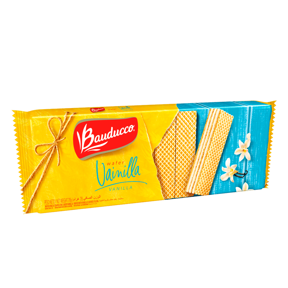 Galleta Bauducco Waffer Con Vainilla x78gr