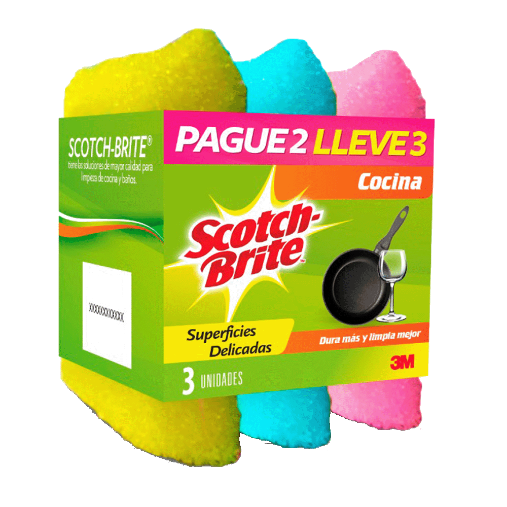 Esponja Curly Sotch Brite Pague 2Und lleve 3Und