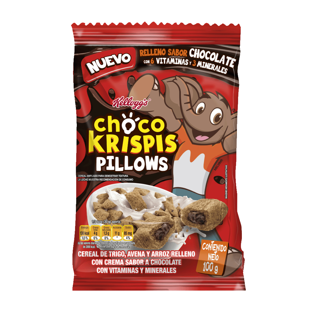 Cereal Kellogg Choco Krispis Pillows x100gr