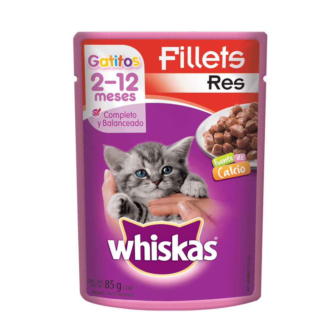 Alimento Húmedo Para Gatitos Whiskas Res x85gr