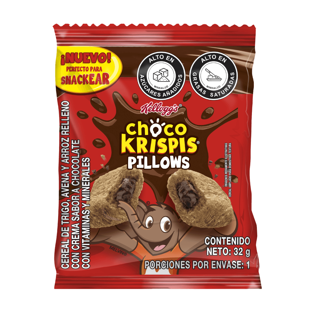Cereal Kellogg Choco Krispis Pillows x32gr