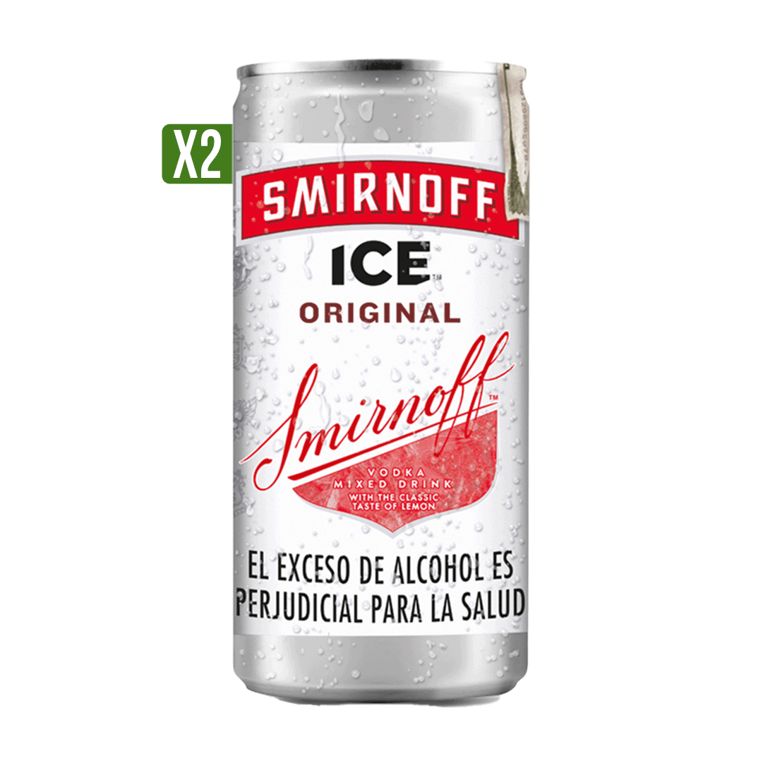 2Un Smirnoff Ice Lata x250ml