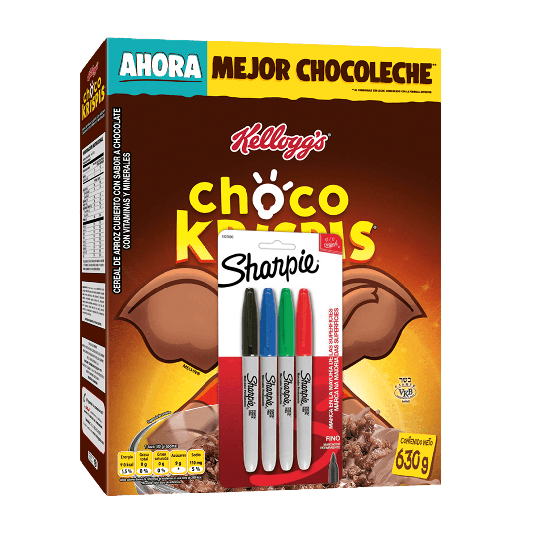 Kit Escolar Kellogg Choco Krispis x630gr
